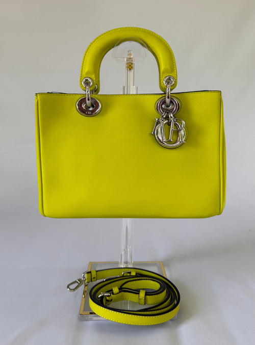 Christian Dior Diorissimo Leather Shoulder Bag